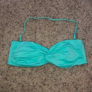 Mossimo turquoise bikini top
